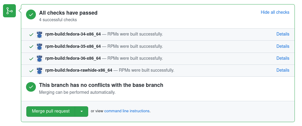 Packit pull request